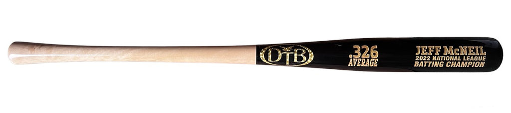 Jeff McNeil signed Dove Tail DTB Game model bat Mets rookie auto